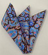 Modern Madder Macclesfield Printed Silk Pocket Square MMPP-100